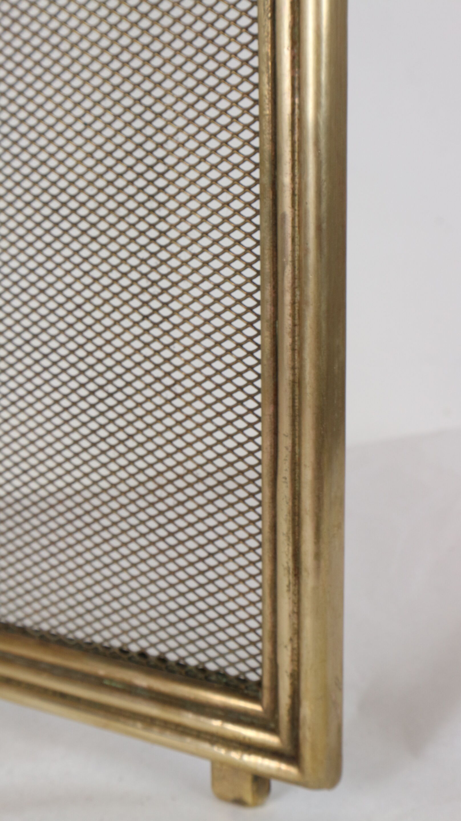 Firewall with three brass components with handles, made in Italy