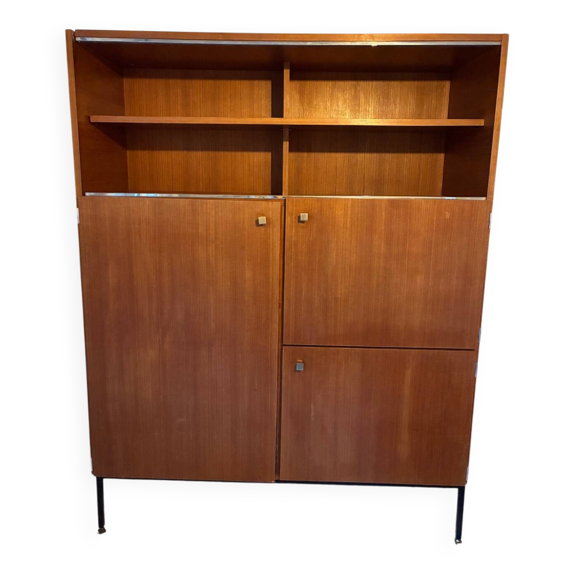 Luigi Bartolini teak sideboard, Scandinavian design, 1950s-60s