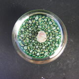 Murano millefiori paperweight sulphide