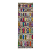 Handwoven Turkish Recycled Boho Rug 94 cm x 275 cm