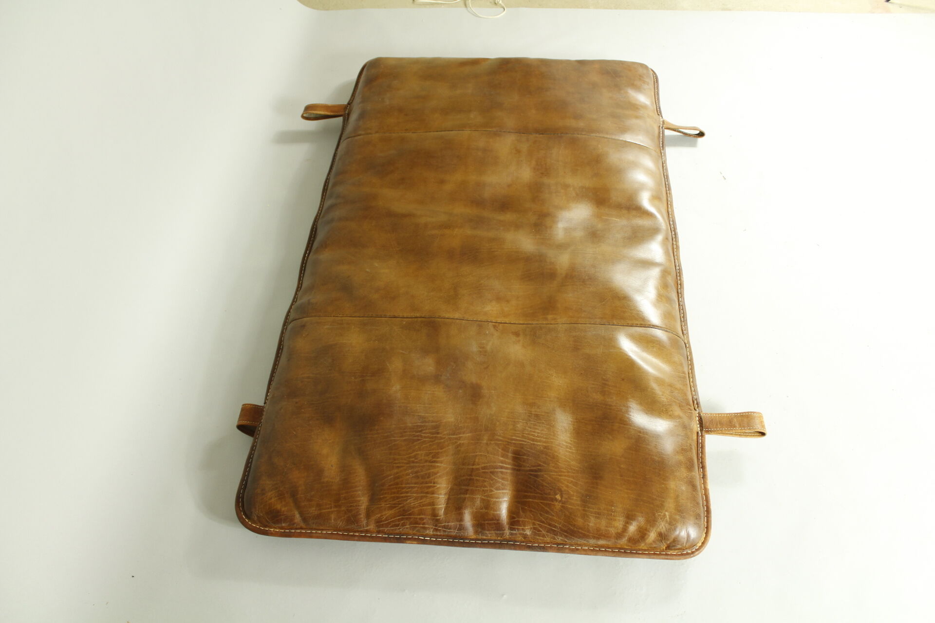 Vintage leather gym mat, 1930s