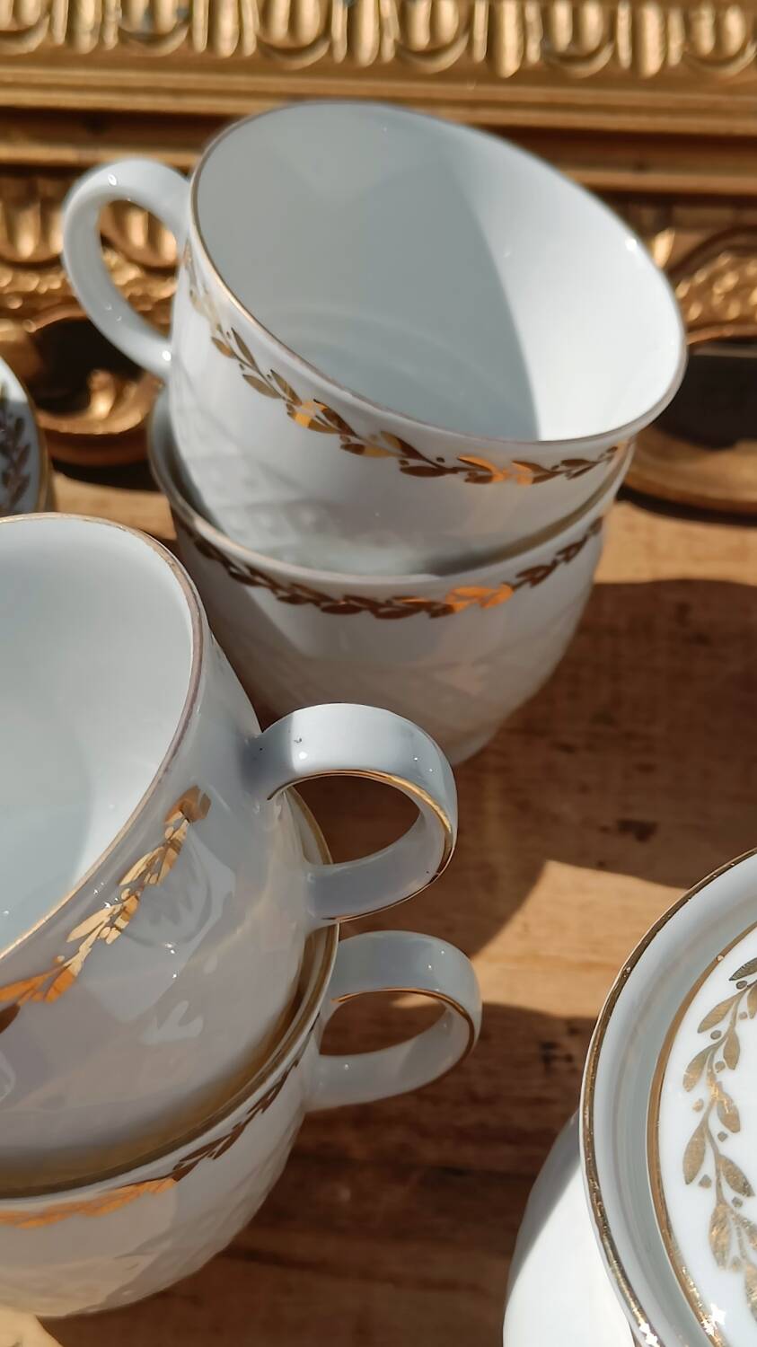 Vintage coffee service in porcelain Seltmann Weiden Bavaria –