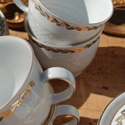 Vintage coffee service in porcelain Seltmann Weiden Bavaria –