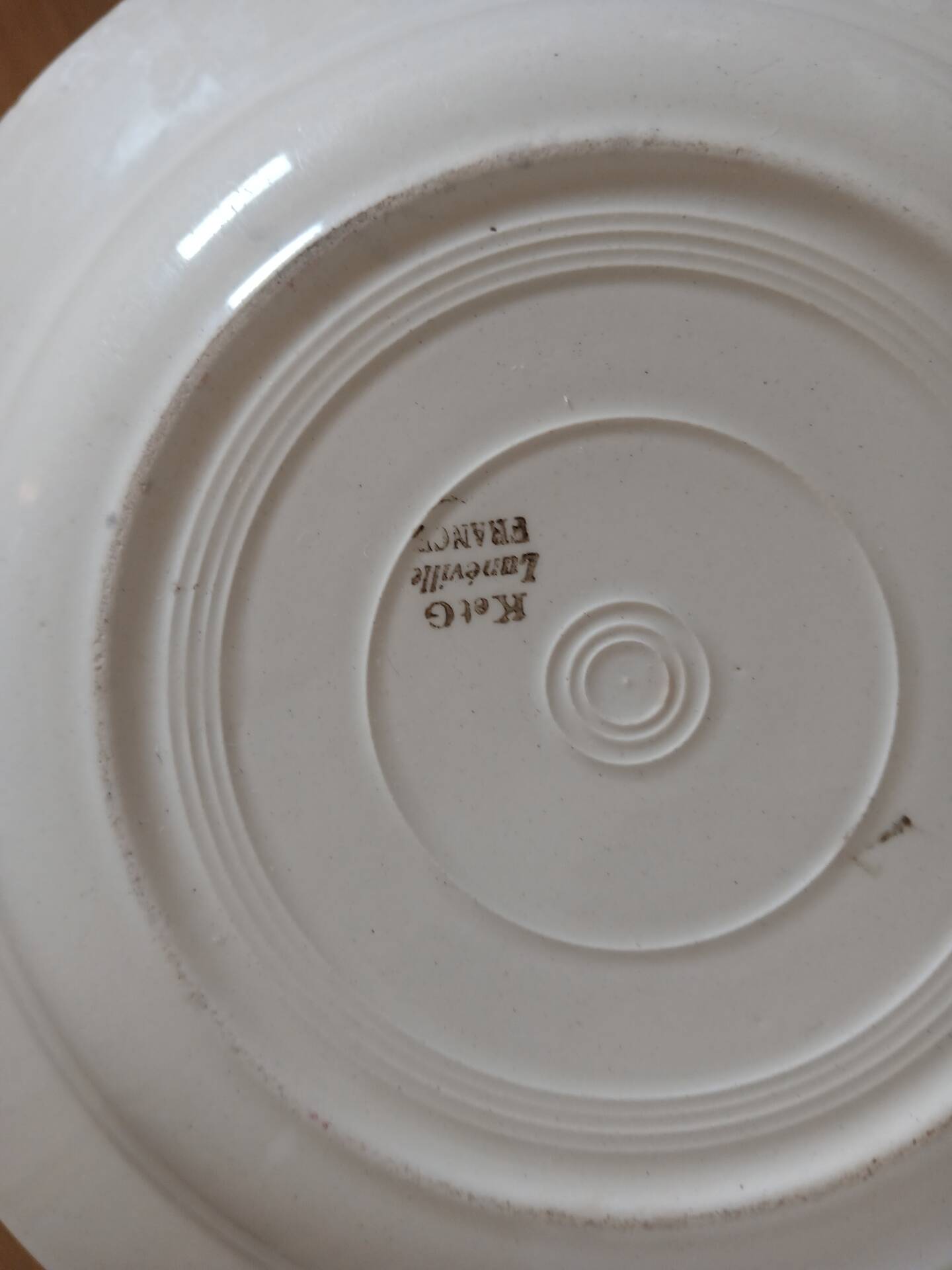 2 deep plates Lunéville
