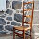 Carved mulched nanny chair