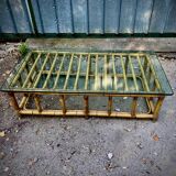 Table basse rotin