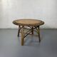 Table basse soleil en rotin