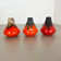 Set of 3 Original 1970 Ceramic Studio Pottery Vase by Roth Ceramics, Germany