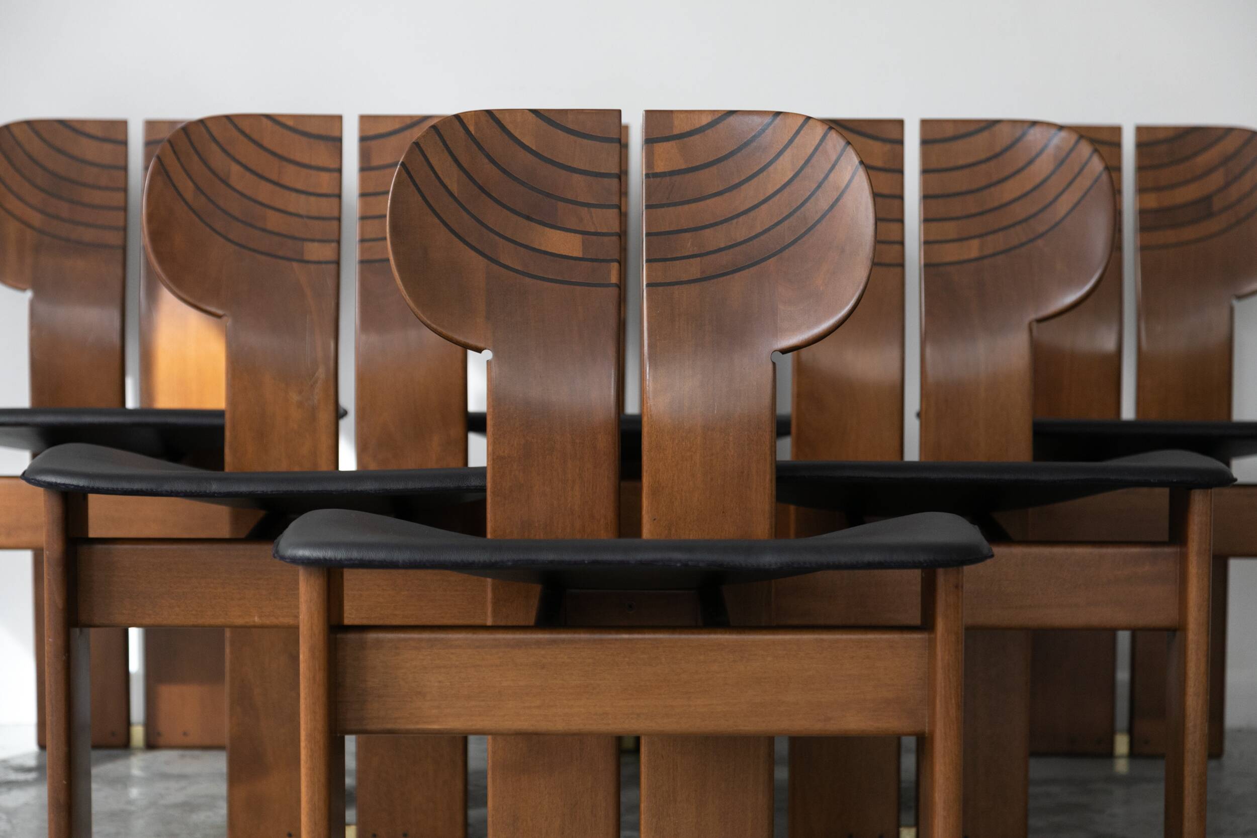 Africa chairs by Afra & Tobia Scarpa for Maxalto, Italy, 1970s