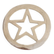 Star brass trivet