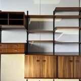 Modular bookcase, Vintage Scandinavian bookcase