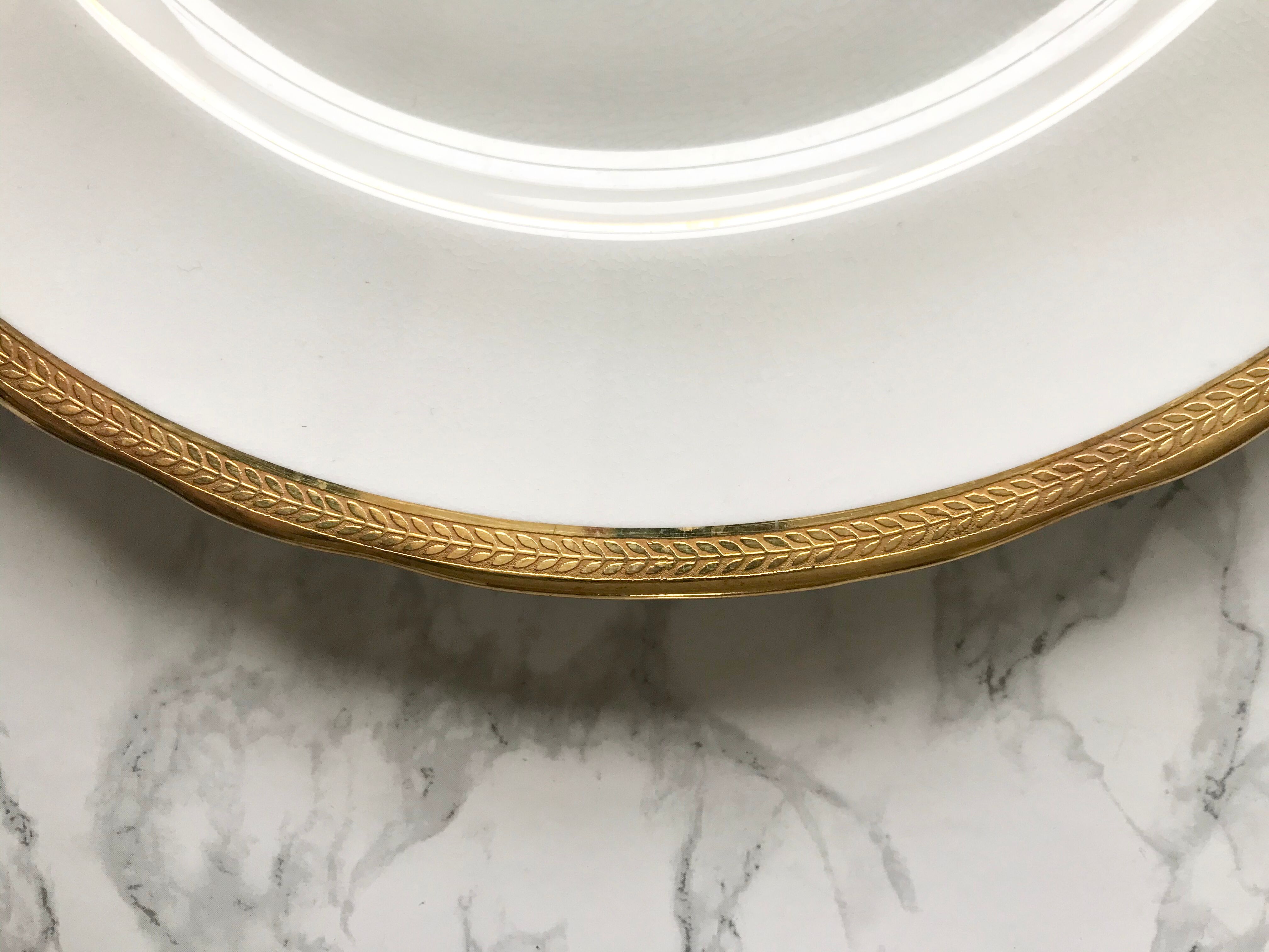 English porcelain dessert service