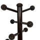 Vintage Wooden Sputnik Design Freestanding Coat Rack, 1970s, Brown