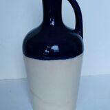 Pitcher in glazed stoneware signed Dolfi