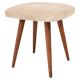 Beige Mid-Century Modern Stool, Europe, 1960s