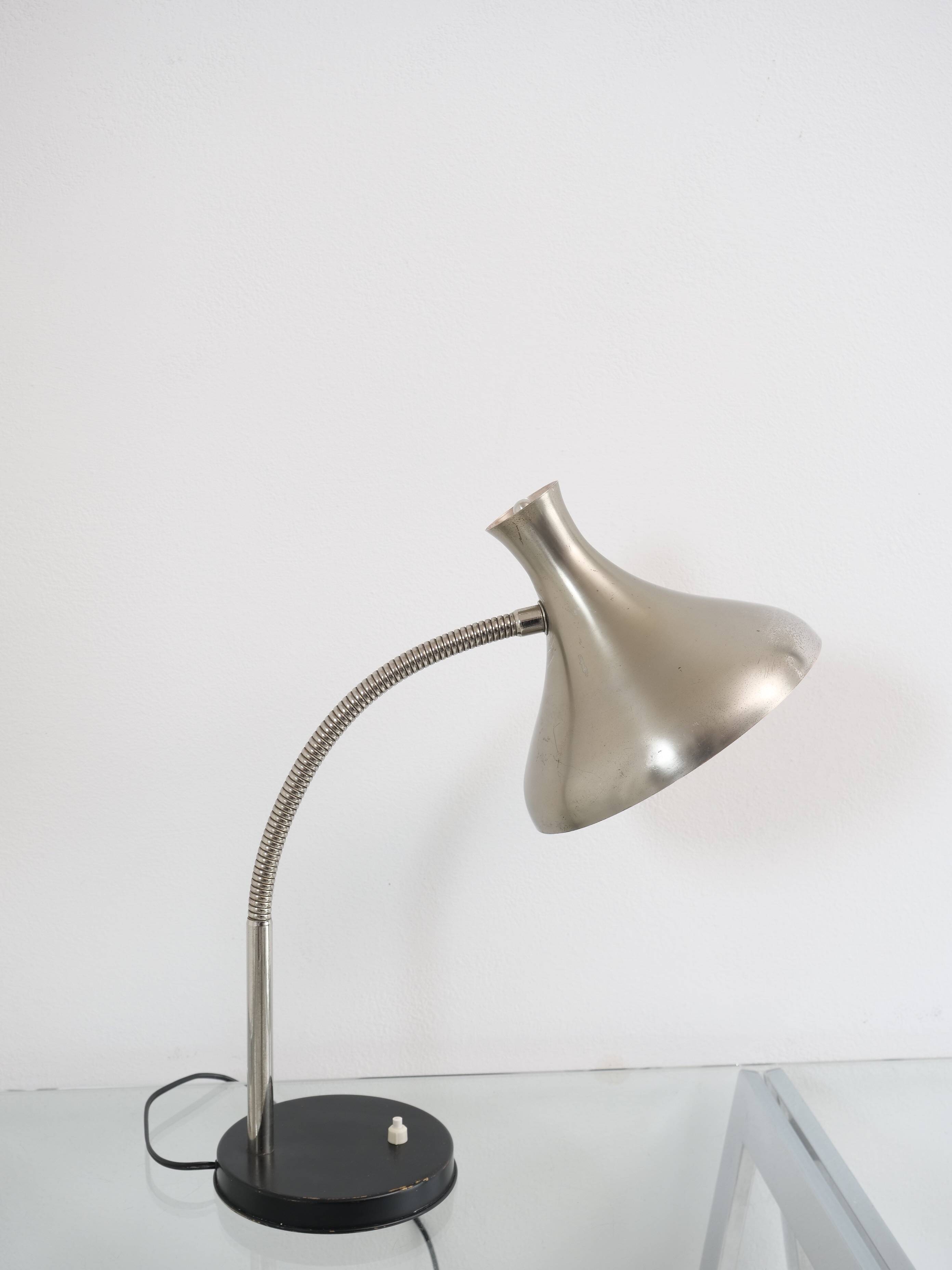 Vintage patinated diabolo lamp