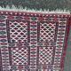 Burgundy Afghan wool Persian rug 95x125cm