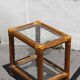 Set headboard and bedside woven rattan maugrion