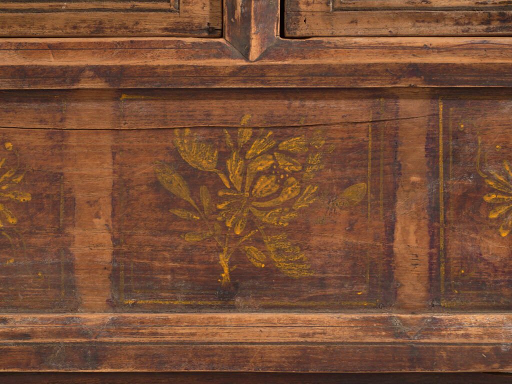 Antique carved pine wood console – China, circa 1900