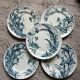 Set of 5 dessert plates Terre de fer Jules Vieillard