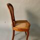 Suite of 6 chairs cannées en merisier Louis Philippe