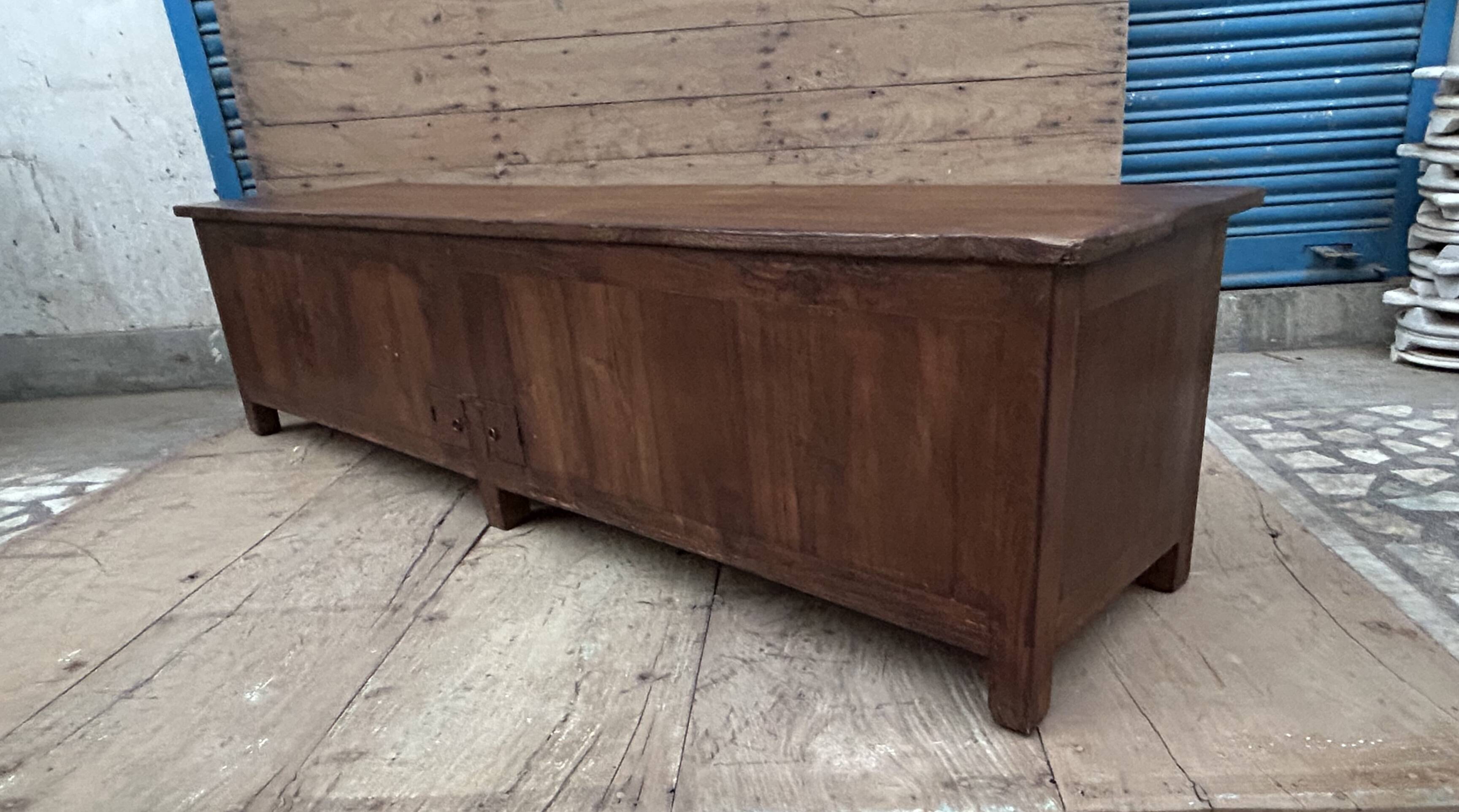 Buffet TV low unit in Burmese teak