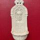 Digoin Sarreguemines earthenware holy water font