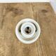 Vintage White Porcelain Wall Light, 1970s