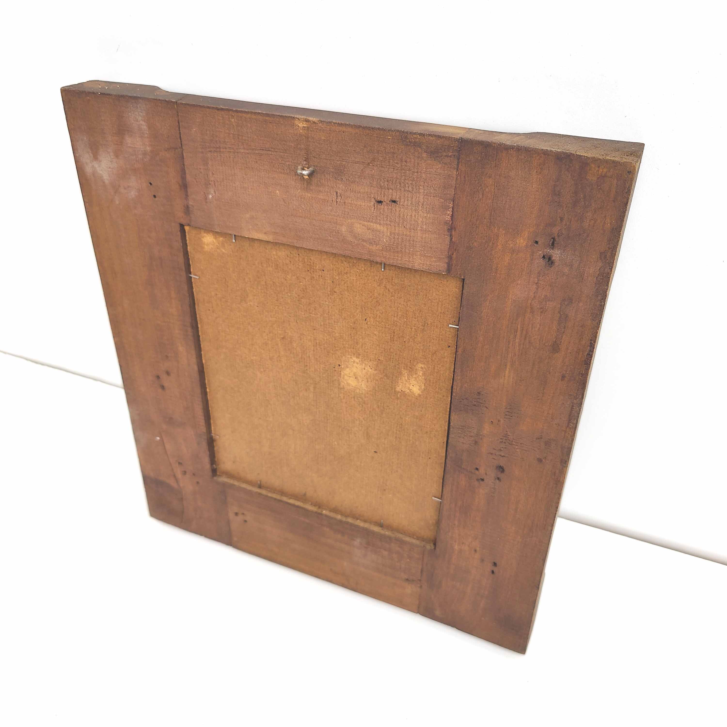 Miroir en chêne 33 par 30cm