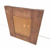 Oak mirror 33 by 30cm
