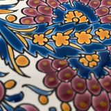 Set of 13 vintage ceramic coasters handmade by Lito Niarchos.