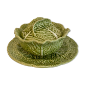 Vintage slurry dish in the shape of cabbage