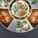 Large Taous porcelain dish, Morocco, vintage