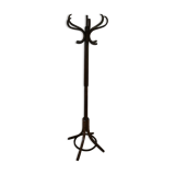 Baumann single dark beech parrot coat rack (model a)