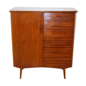 Scandinavian mahogany chest of drawers, Sweden, 1950