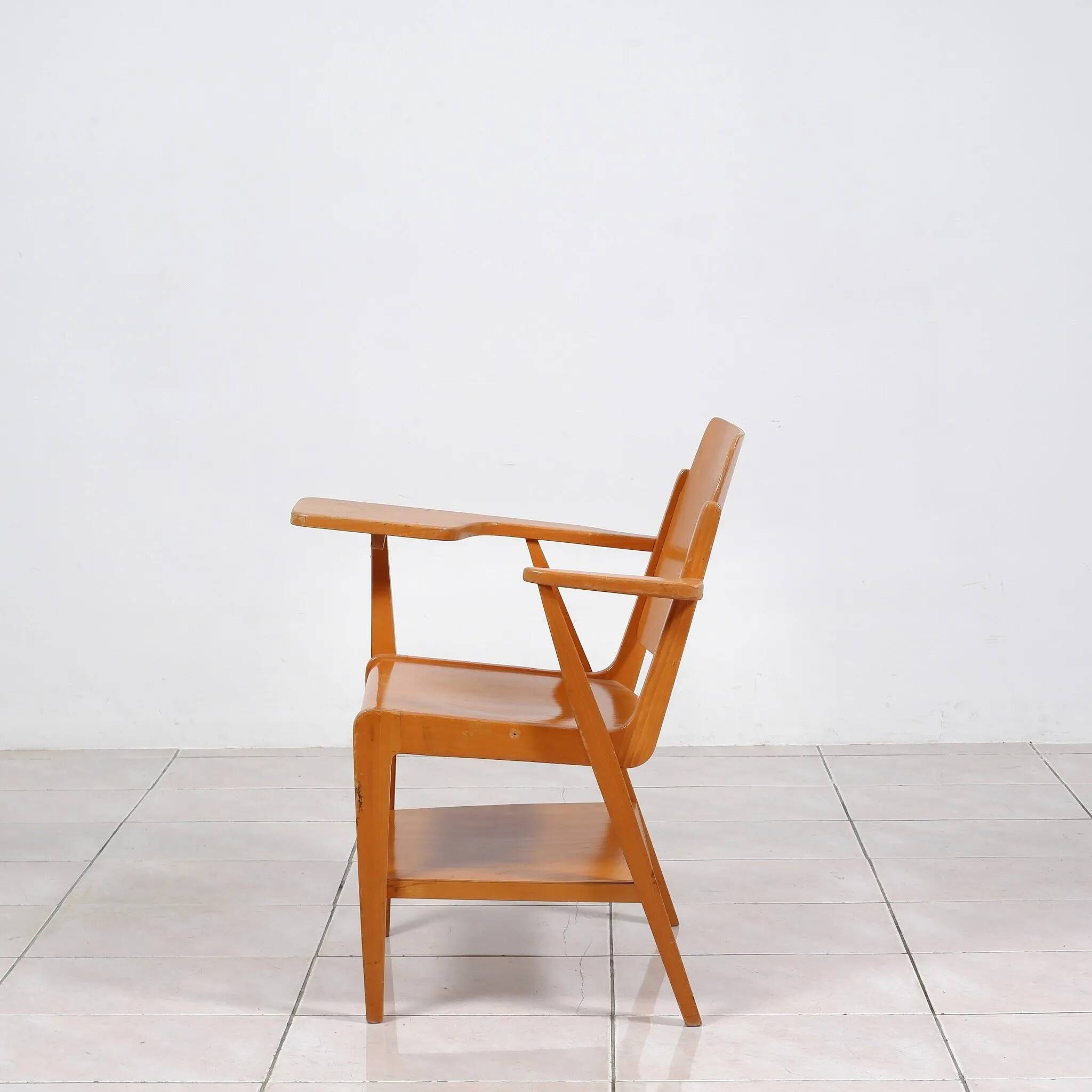 Franz Schuster „Forum Stadtpark“ chair with writing desk