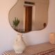 Abstract Organic Brass Mirror