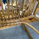 Rare pair of vintage rattan and wicker armchairs from the 1950s