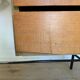 Bureau vintage moderniste pied compas