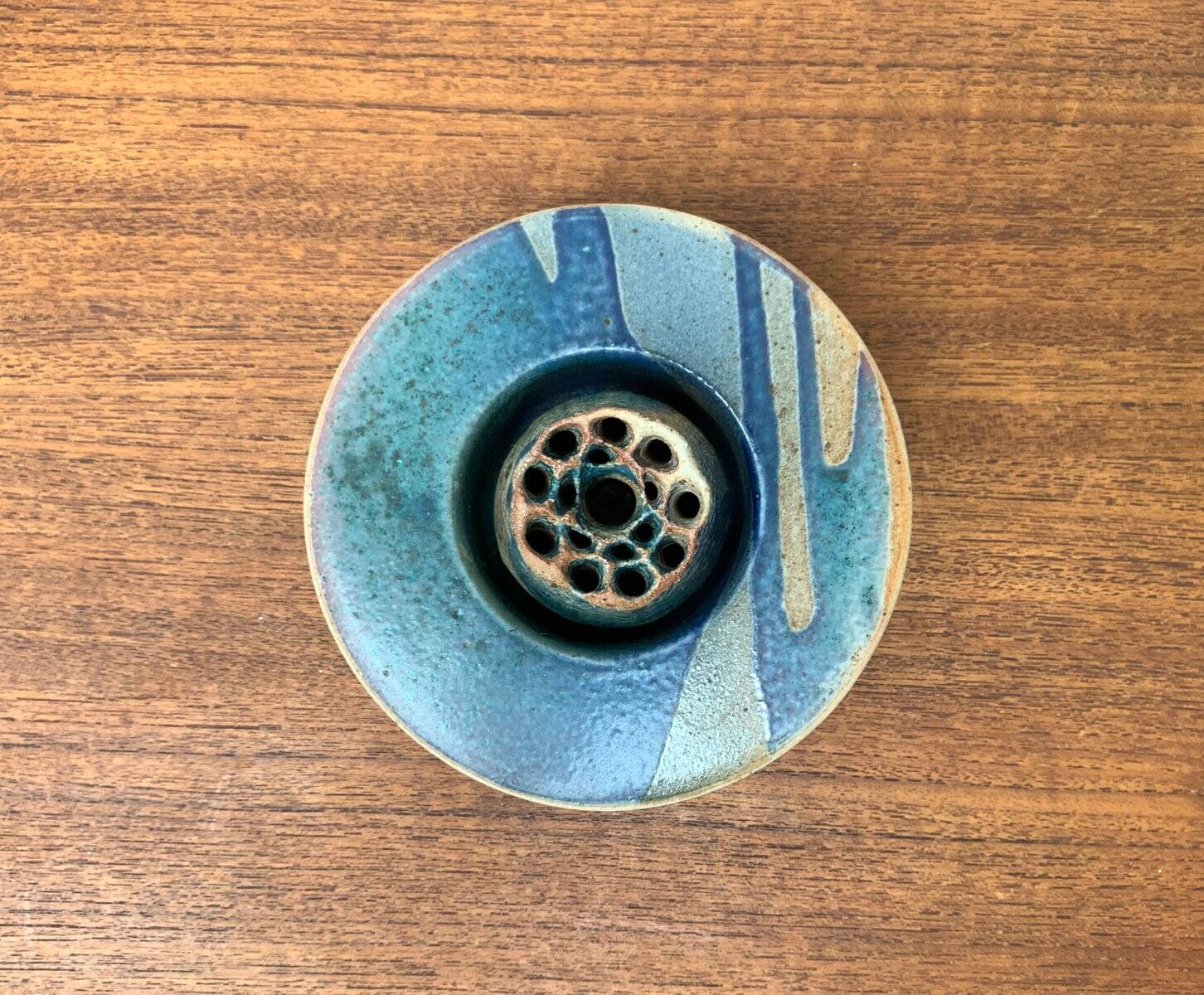 Postmodern vintage ceramic flower vase, 1980s