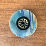 Postmodern vintage ceramic flower vase, 1980s