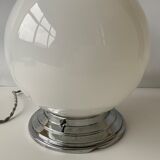 Opaline ball lamp