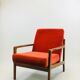 Scandinavian teak lounge - bench and two armchairs