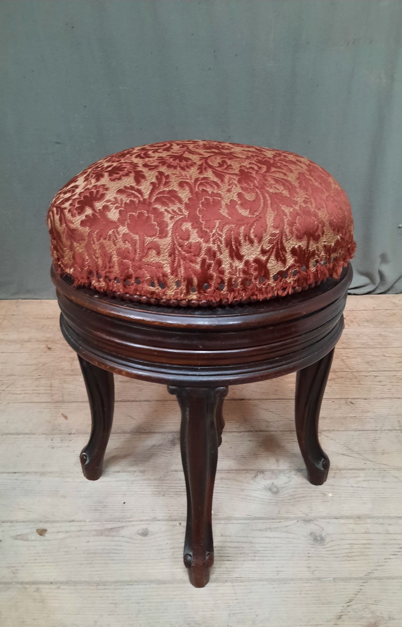 Tabouret de piano Napoleon III