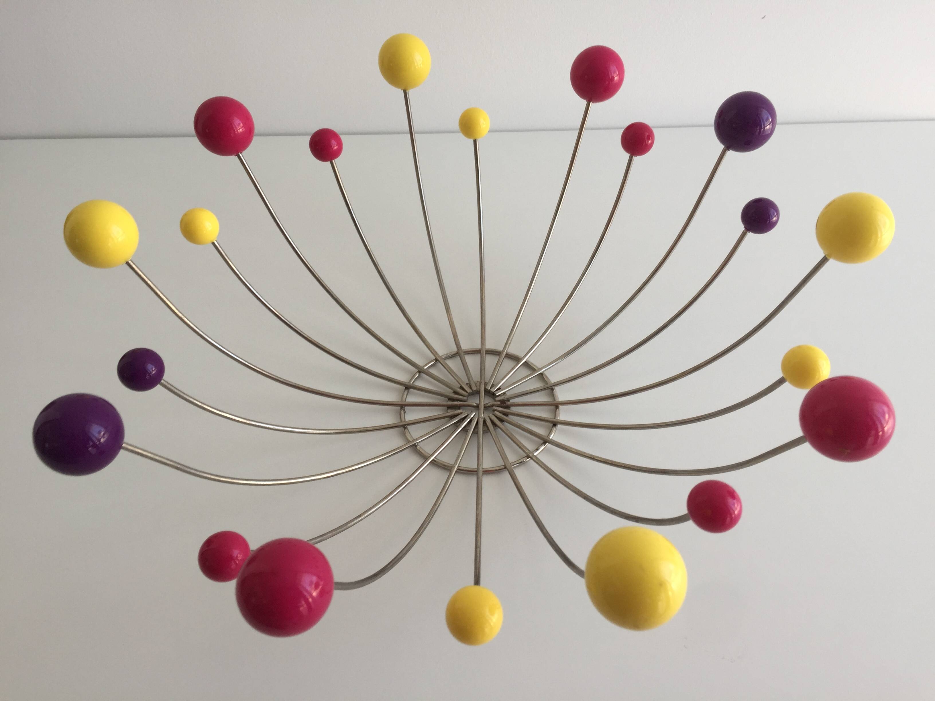 Basket Bowl Fruit Basket Atomic "Sputnik" Vintage Space Age Design Art...