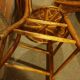 2 chaises palmier seventies