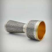 Coupe Calice brutaliste en métal, Espagne, années 60