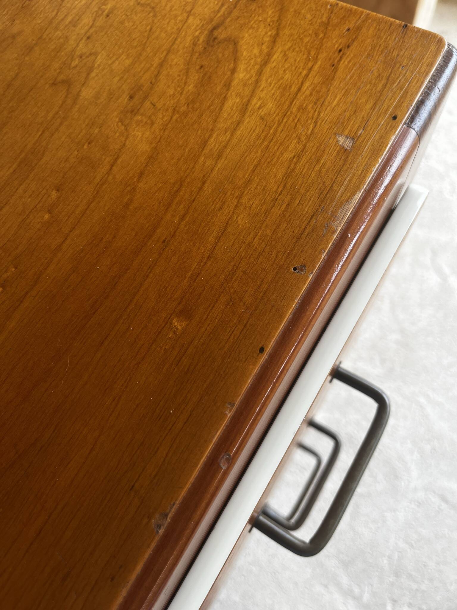 Chest of drawers feet compass 50s