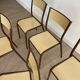 Lot de 6 chaises industrielles 1980