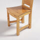Set of 6 Swedish solid pine chairs by Sven Larsson Möbelshop